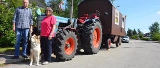 Med traktor från Tyskland