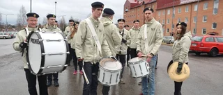 Kallt och ruggigt 1 maj i Boden