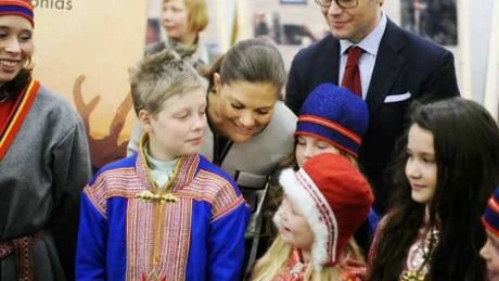 JOKKMOKK. På torsdagen var det Jokkmokks tur att få besök av kronprinsessparet.