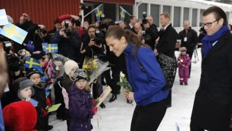 NYANLÄNDA. Kronprinsessan Victoria och Prins Daniel anlände på onsdagen till Norbotten för ett tre dagar långt besök.