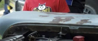Motorhistoriker på nostalgisk veteranträff
