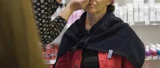 Helena blev stylad till fotomodell
