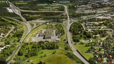 Ska järnvägen passera mellan Volvohallen och Kullen med resecentrum vid gamla vattentornet i Öjebyn eller gå genom stan med station i Södra Hamnen nära city?