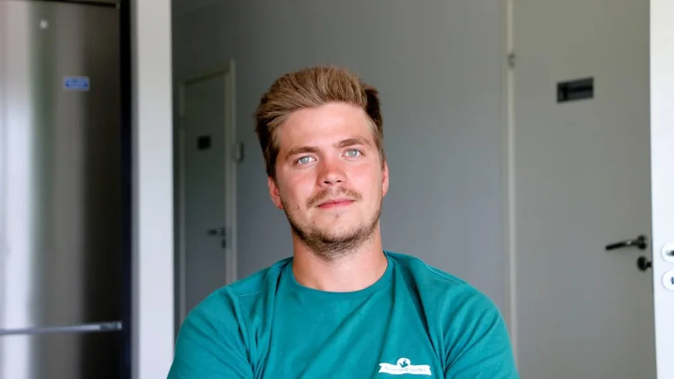 ANTON BOMAN. "Det lokala behövdes eftersom det inte fanns något alternativ på just ägg i Norrbotten. Därför var det en möjlighet att starta verksamheten", säger driftledaren Anton Boman.