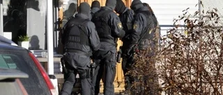 Massiv polisinsats i centrala Piteå