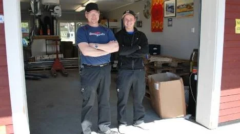 Stefan Lindström och Jim Flinkfeldt är positiva till satsningen. Busstationen kan dock komma att behöva större lokaler.