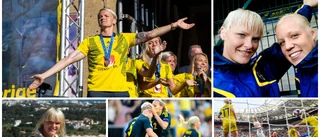 Fischer hyllas på Ullevi – här är hennes glimrande landslagsresa i bilder 