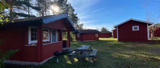 Campingen med 33 stugor ska säljas
