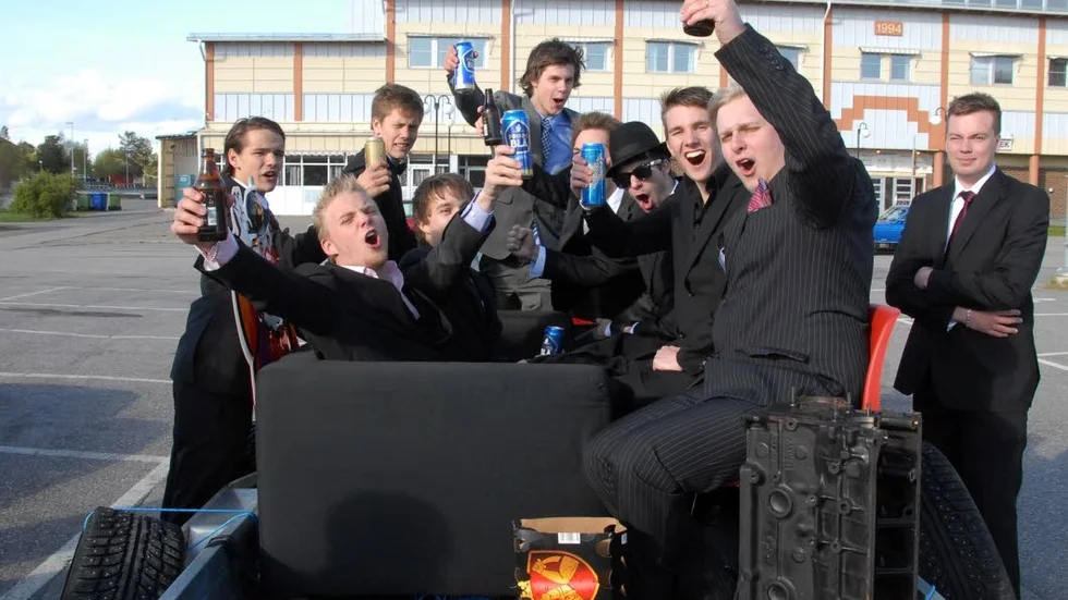 År 2011. Här är gänget som ville synas och höras. Fr.v. Christoffer Eriksson, Johnny Jansson, Adam Franz, Robin Ylvinger, Viktor Burström, Johan Johansson, Fredrik Andersson, Henrik Svantesson, Joakim Edholm och Tony Karlberg.  (Arkivbild)