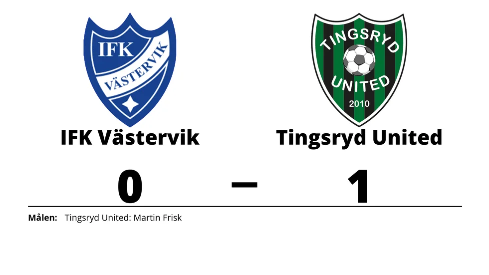 IFK Västervik förlorade mot Tingsryd United FC