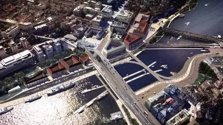 NY LÖSNING. Så här ser lösningen ut för nya Slussen.