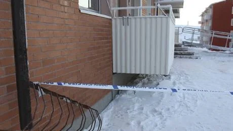 KNIVDRAMA. Det var vid tretiden på morgonen den 29 januari som knivdramat utspelade sig en en trappuppgång i en hyresfastighet i centrala Kiruna.