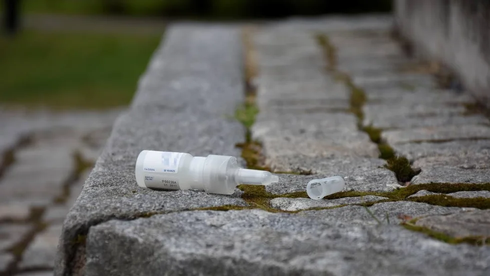 Spray. Användningen av den smärtstillande drogen Fentanyl ökar. (Bilden är arrangerad.)