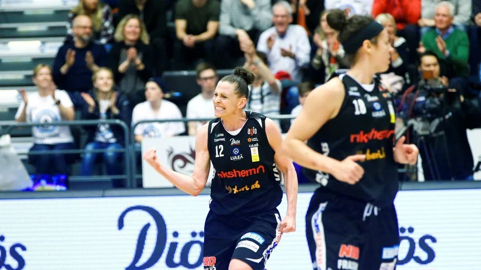 Anna Barthold och hennes Luleå Basket går mot SM-guld.