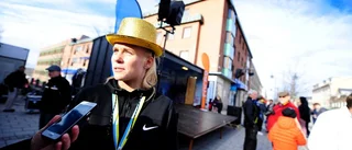 BILDEXTRA: Guldlaget hyllades på Luleås gator