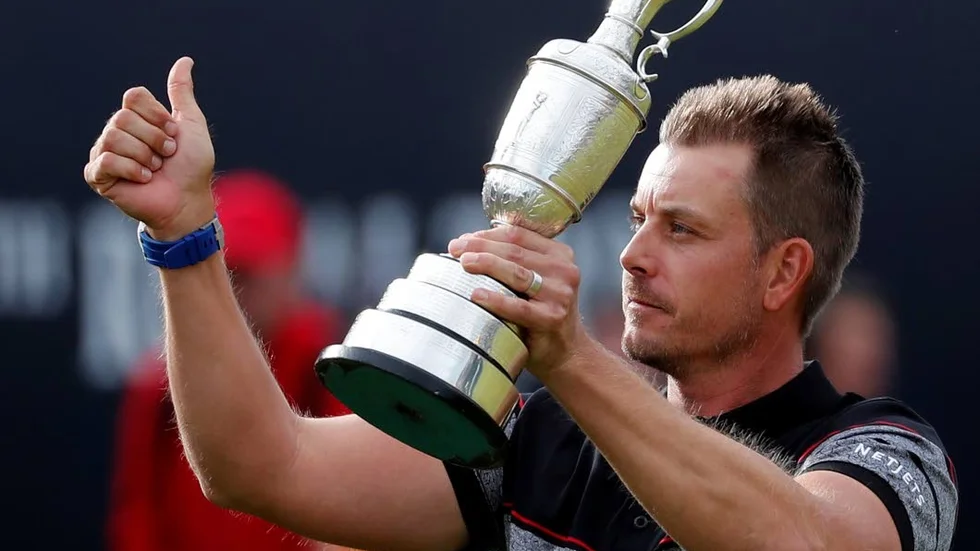 Vinnare till slut? Henrik Stenson vann till slut en major. Räcker det för att vinna Bragdguldet?