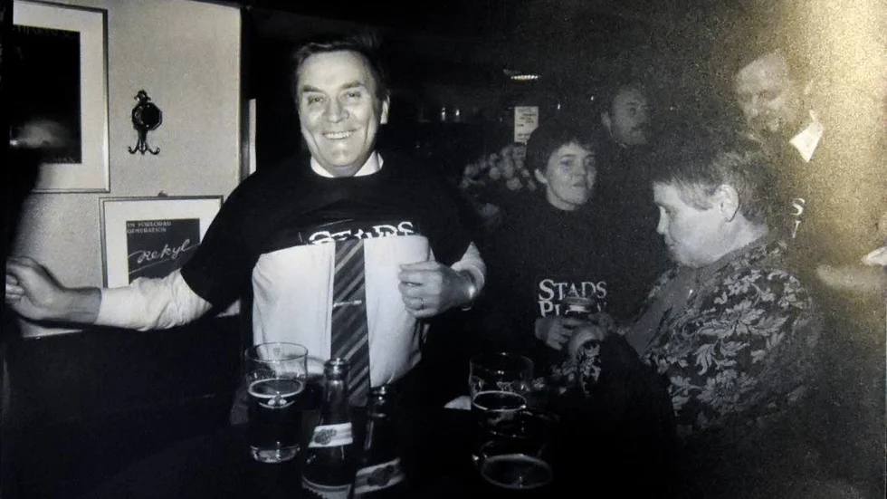 Sven Köhler och hustrun Birgitta på Stadspuben i Luleå