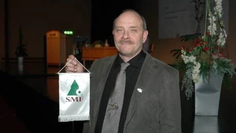 SKOGSENTREPRENÖRS-VD. Ulf Sandström från Öjebyn är sedan ett år tillbaks VD för SMF, Skogsentreprenörernas ekonomiska förening, i Sverige.  Foto: Jonas Hansson