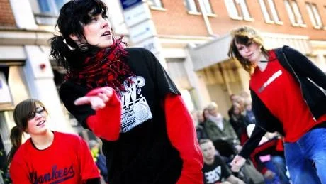DANSTORG. Exiled Dance Crew sätte sprätt på luleborna med en häftig föreställning.