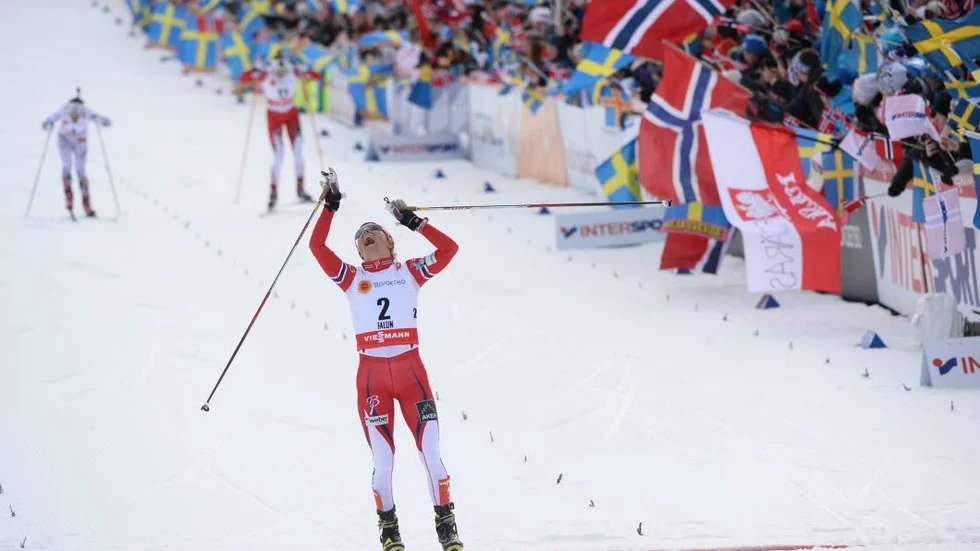 Segraren. Therese Johaug,  Norge.