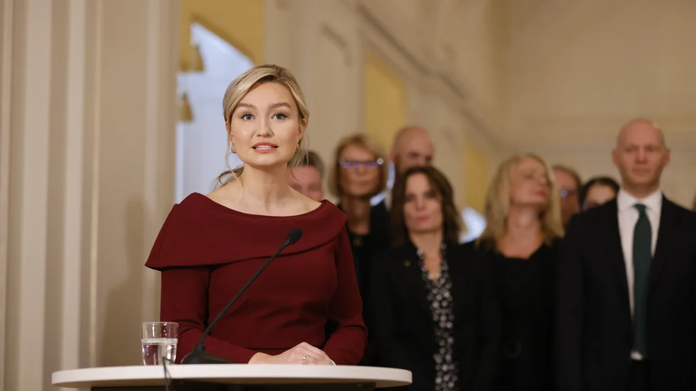 Tillträdande vice statsminister Ebba Busch (KD).