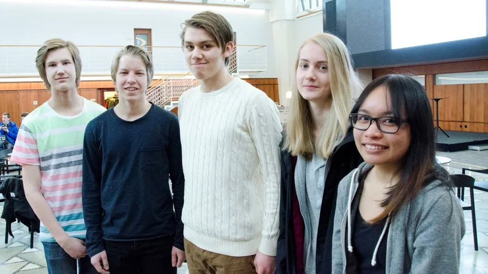 Filip Ekman, Joe Lindehag, Oskar Lejon, Ebba Håkansson och Pattranit Kwanruen var på plats.