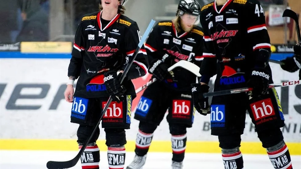 Asplöven-Björklöven i Coop Norrbotten Arena. Johan Porsberger och Patrik Näslund
