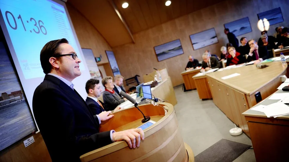 Fortsatt förtroende. Vid helgens årsmöte omvaldes Thomas Olofsson som ordförande för Folkpartiet i Norrbotten.