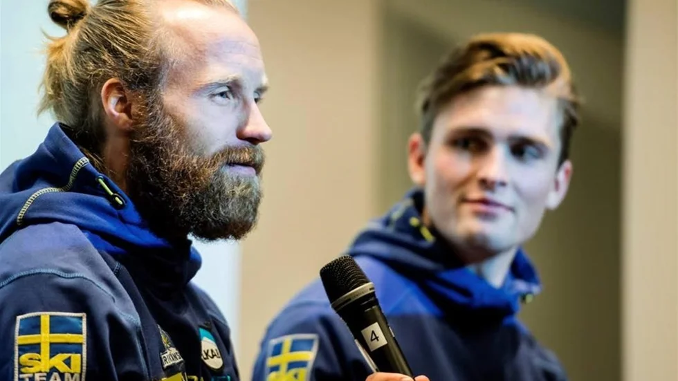 Spett (till vänster) oroar sig - trots ryggproblem - inte för att mista sin OS-biljett.