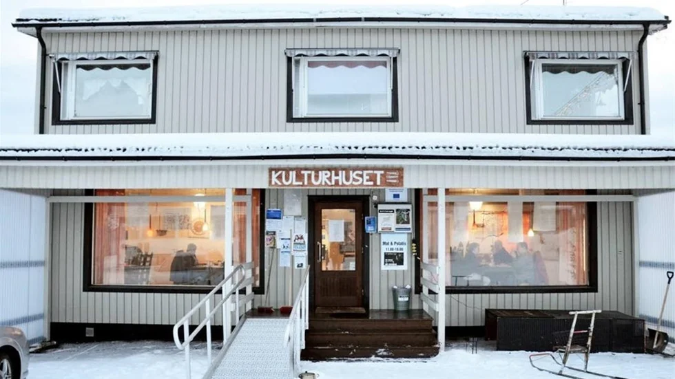 HUS FÖR KULTUR. Delar av festivalkommittén har till i år bildat ett litet aktiebolag och startat Kulturhuset i Korpilombolo.