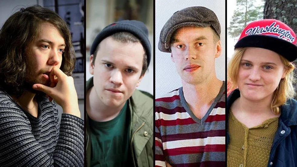 Erik Gotfredsen Johansson, Lars Persson, Martin Åhlin och Isabelle Björklund.
