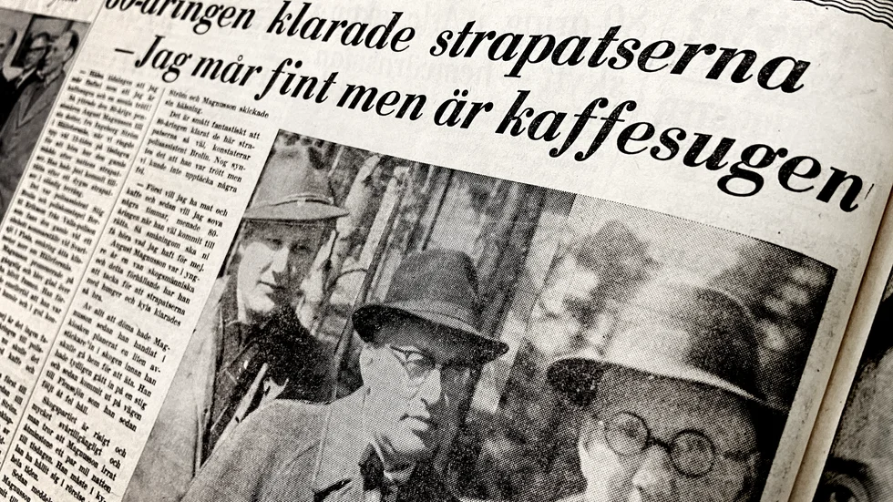 1961 rapporterade Eskilstuna-Kuriren att mannen som varit försvunnen, 80-årige August Magnusson kommit tillrätta. 