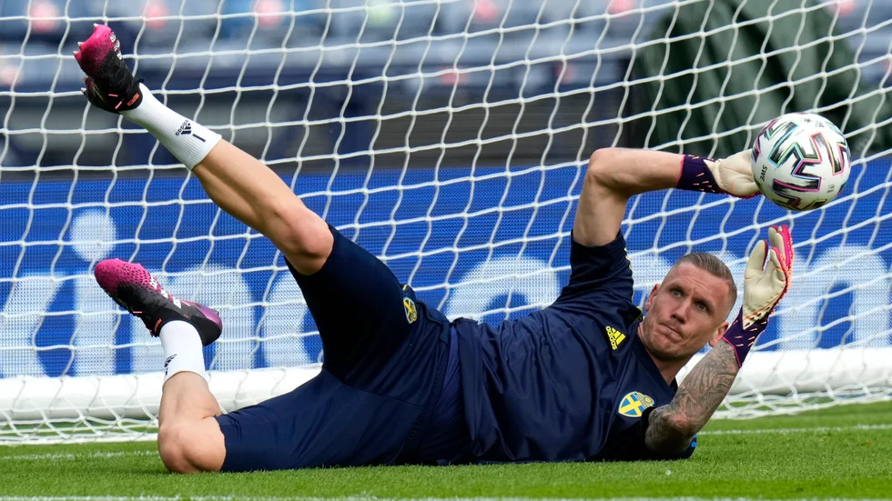 Robin Olsen lånas ut från Roma till Sheffield United. Arkivbild.