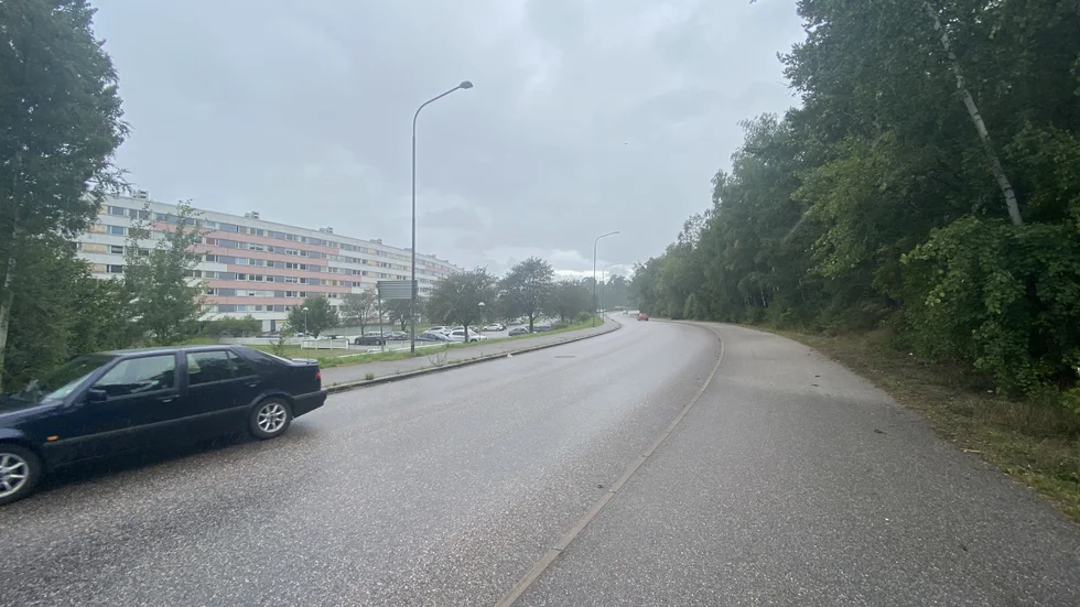 Det är halva skogen mellan Brandkärrsvägen och E4 som kommer försvinna.