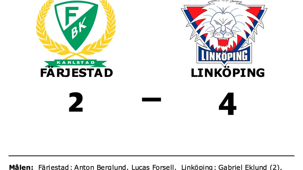 Färjestads BK förlorade mot Linköping HC