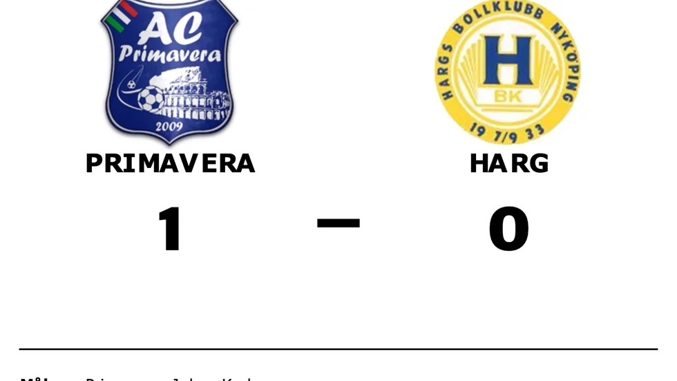 AC Primavera vann mot Hargs BK