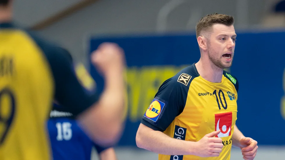 Niclas Ekberg, högersexa, har stor rutin i landslaget. Arkivbild.