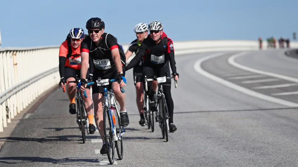 Cyklister under Vätternrundan 2019. Arkivbild.