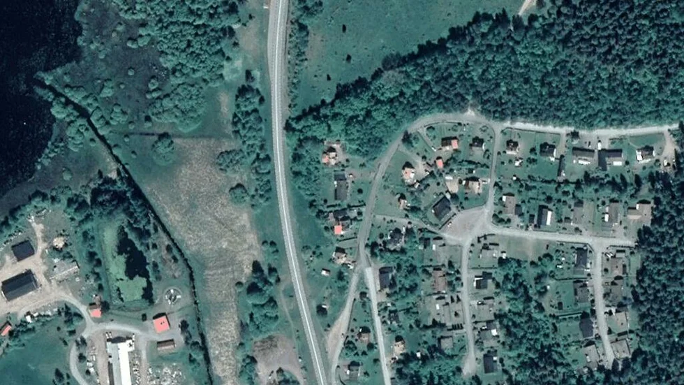 Området kring Gamla Hycklingevägen 6B