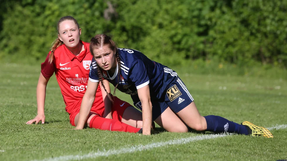 Sandra Kollbergs mål räckte inte till poäng när P18 föll borta mot Värmdö. 