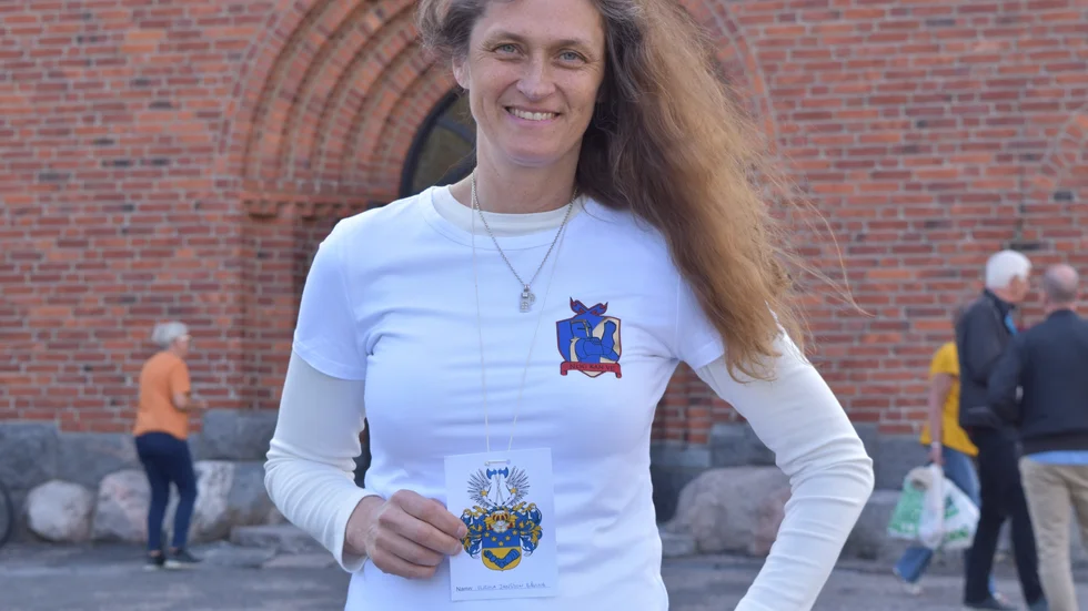 Ulrika Jansson-Båving hade rest från Luleå för att träffa andra släktintresserade