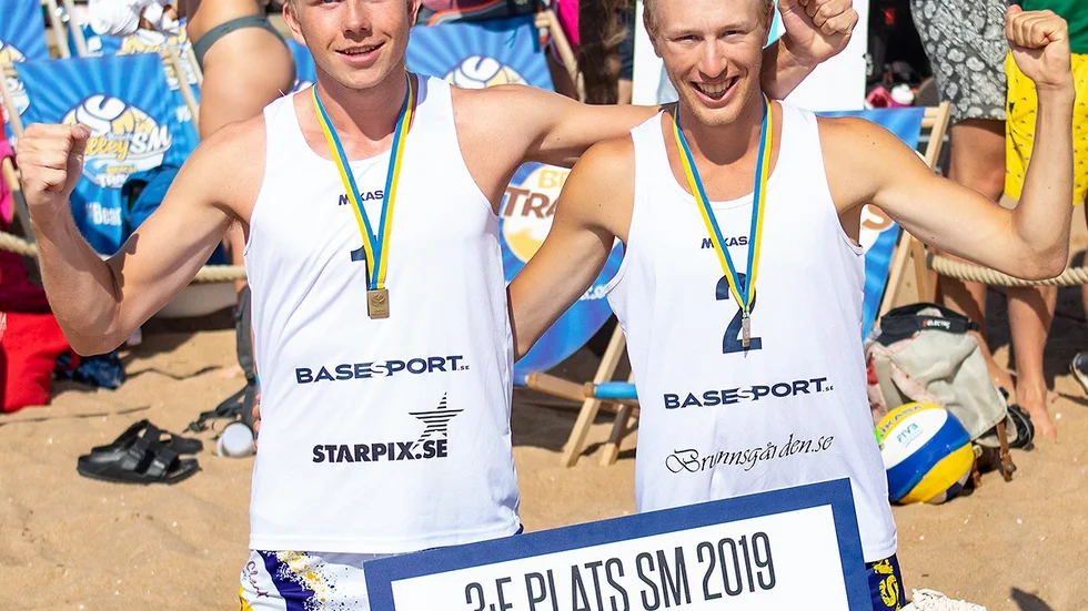 Norsjösonen Joel Andersson tog SM-brons med Alfred Brink på senior-SM i helgen. 