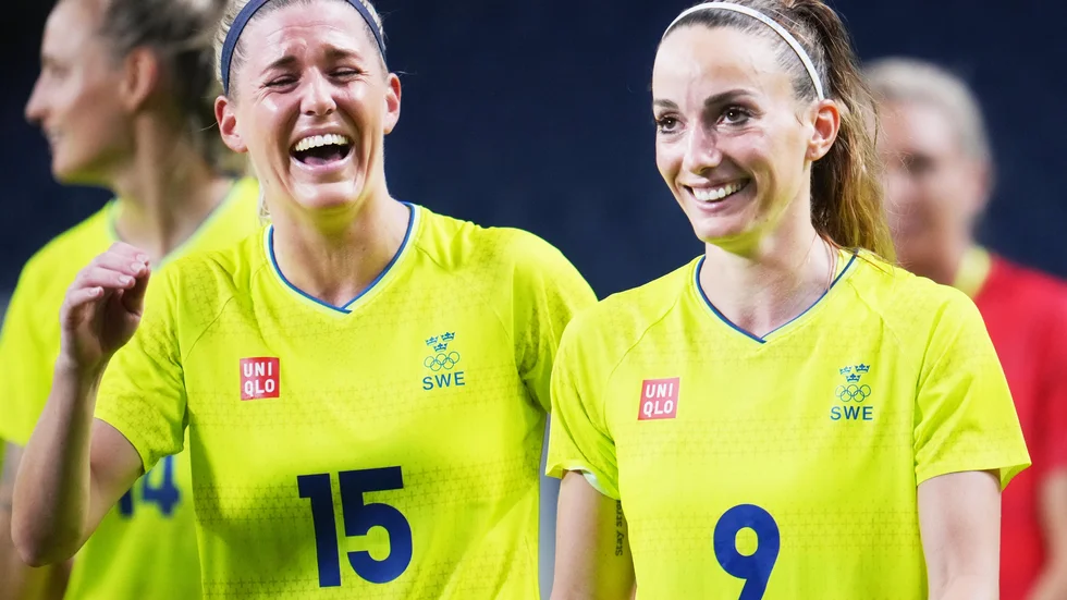 Olivia Schough och Kosovare Asllani har medalj i blicken inför OS-kvartsfinalen mot Japan.
