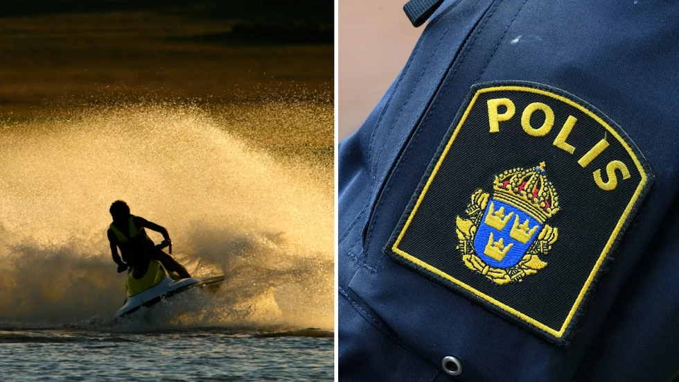 Vattenskoterägarna fick en tillsägelse men fortsatte att åka innanför bojarna i Varamobaden.