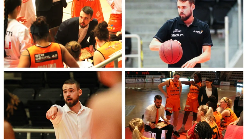 Basket, basket, basket – och basket. Kevin Taylor Lundgren har Stadium arena som sitt första hem.