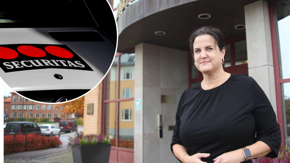 Tvisten gäller de nära 40 personlarm vissa medarbetare har: "På fem år har man tack och lov inte tryckt på dem mer än en handfull gånger, inklusive feltryckningar", säger säkerhetschef Lena Mattsson.