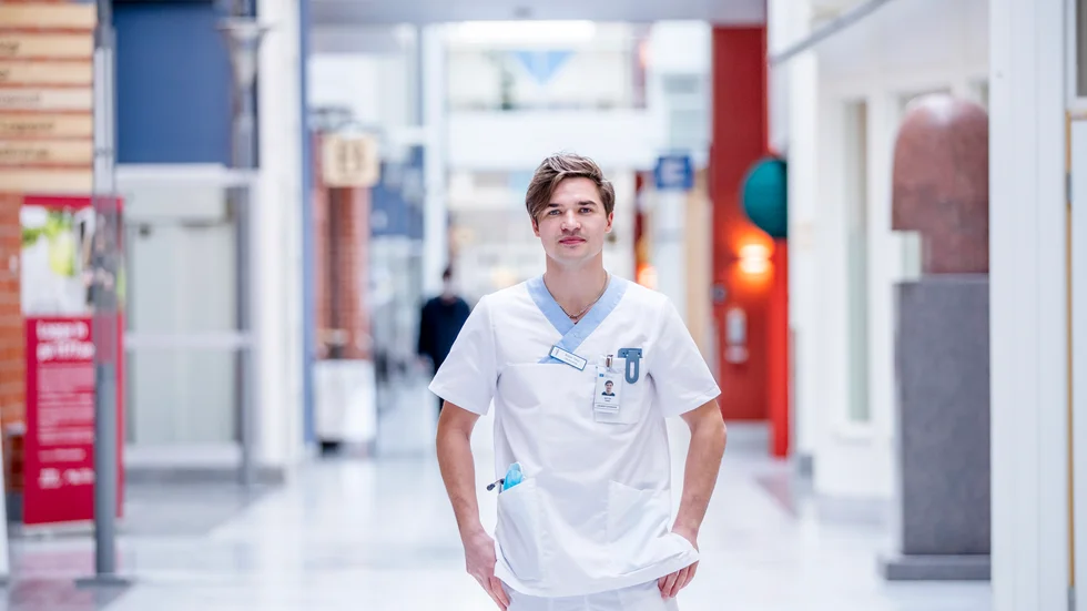 I sommar så kommer Anton Tano, Bodens HF, att jobba på hjärtavdelningen, Sunderby Sjukhus: "Det blir riktigt spännande".