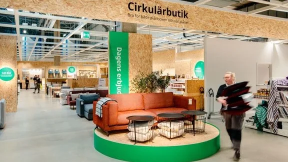 Nya cirkulärbutiker öppnar på alla varuhus under våren. 