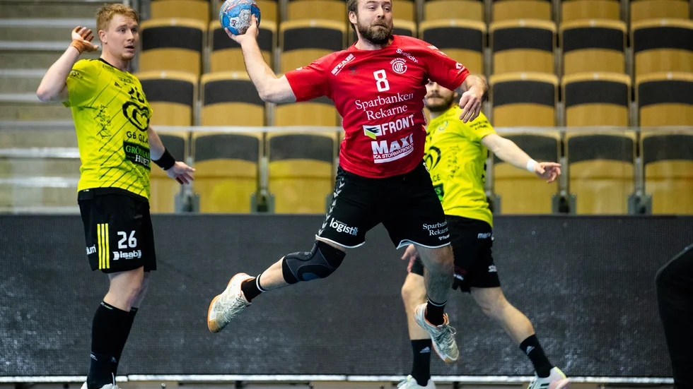 Robin Andersson Dickfors flög fram mot Sävehof och hade stor del i att Guif var ytterst nära en förlängning.