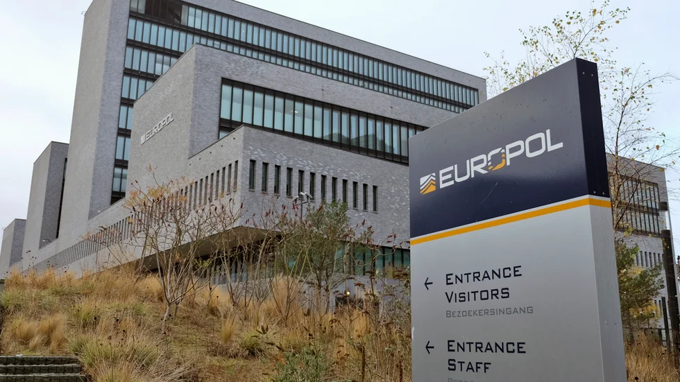 Europols högkvarter i Haag, Nederländerna.